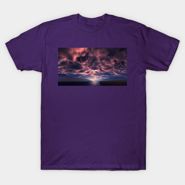 Crimson Dawn T-Shirt by AlienVisitor